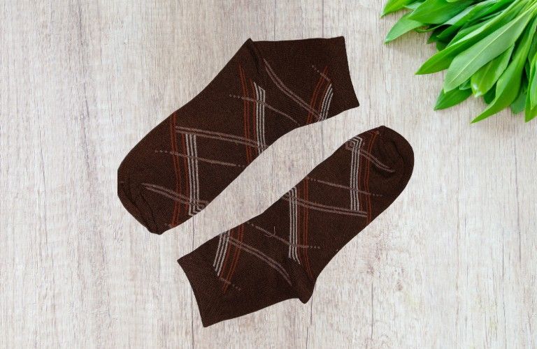 Calf Socks Brown