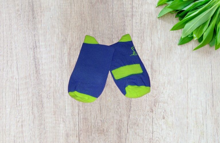 Spring Fling Ankle Socks - Blue Green