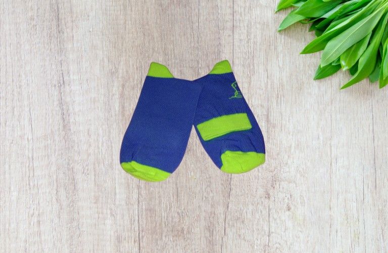 Spring Fling Ankle Socks - Blue Green