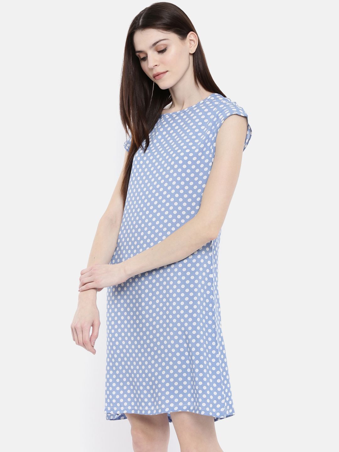 The Blue Printed WFH Sheath Dress