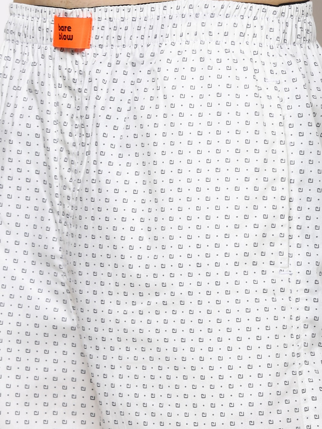 The Fret Block Print Boxer
