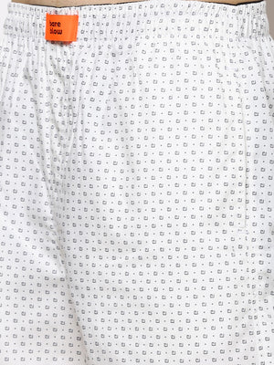 The Fret Block Print Boxer
