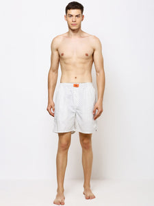 The Fret Block Print Boxer