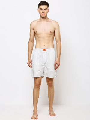 The Fret Block Print Boxer