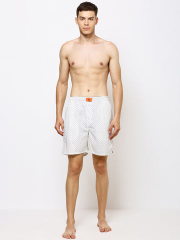 The Fret Block Print Boxer