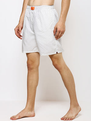 The Fret Block Print Boxer